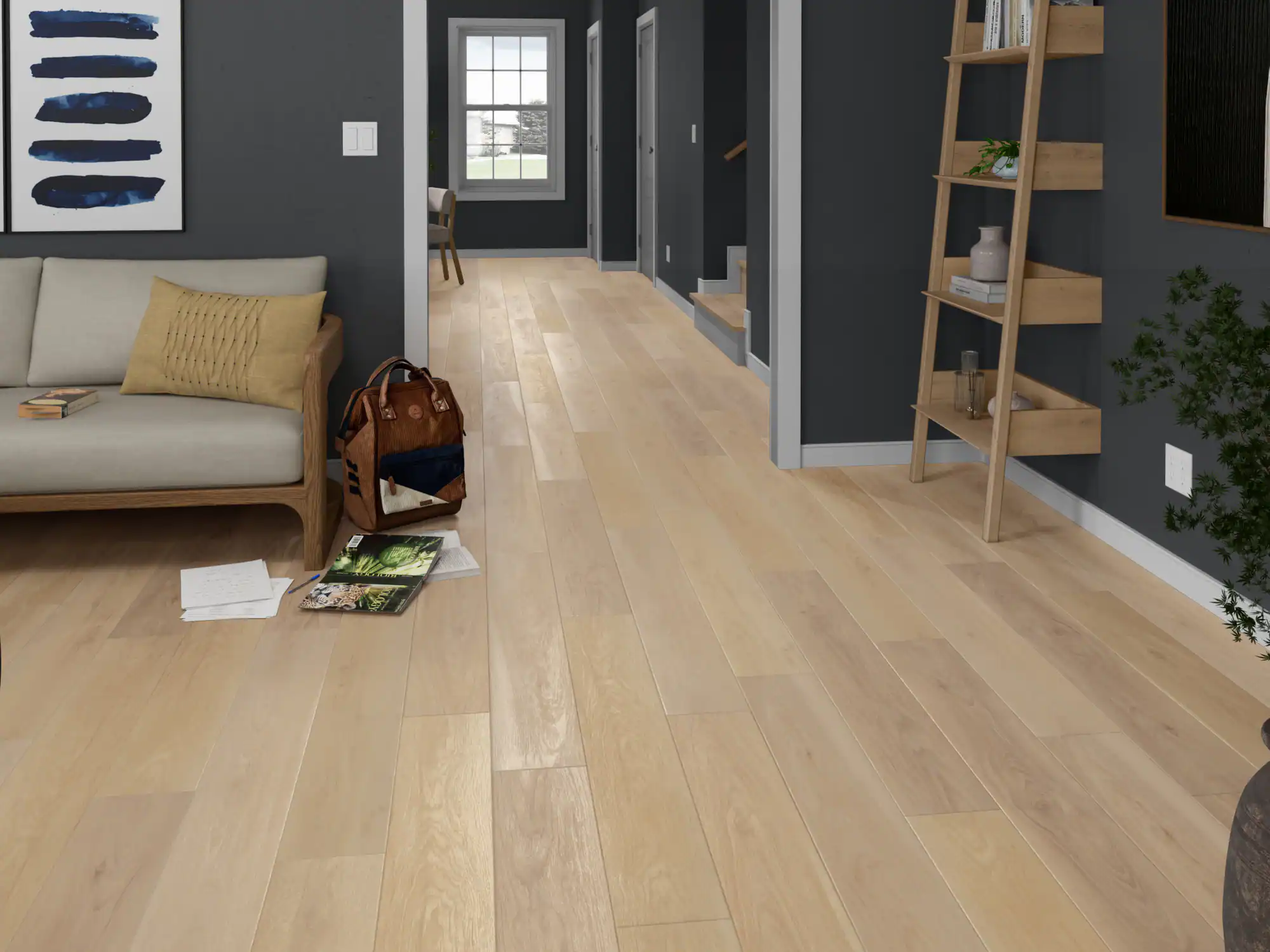 SmartCore Andover Oak waterproof luxury vinyl plank flooring